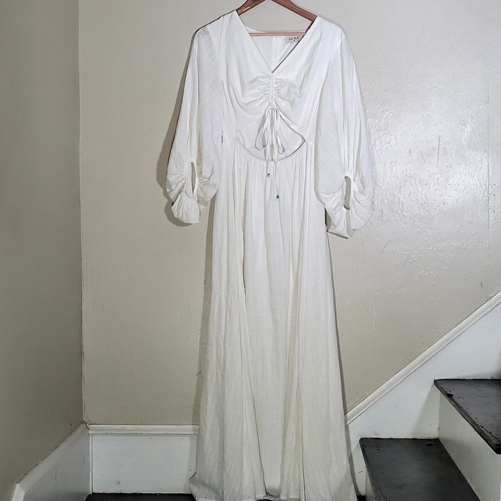 AURA Cutout Maxi Dress, Size M